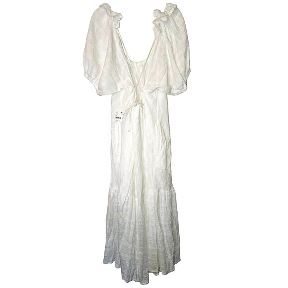New Free People Kaylyn Midi Dress Free-est $108 SMALL Ivory - Picture 6 of 7